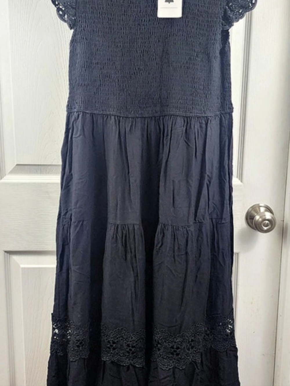 ZESICA Maxi Dress in Black Size XL NWT